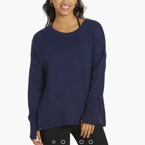 Glyder Long Sleeve Lounge Pullover - NEW with tags - Spring 2022 - Indigo blue